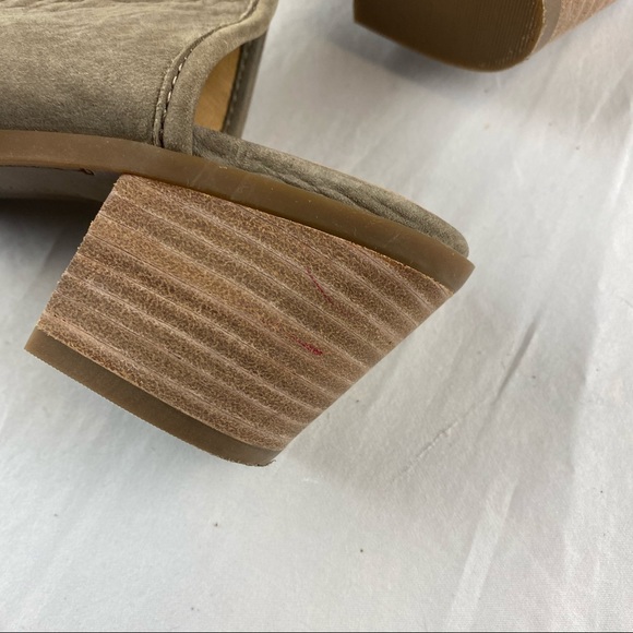 Lucky Brand Baldomero Heel Leather Slide Mules - Picture 10 of 12